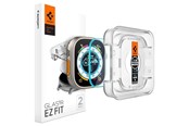 Mobil - Beskyttelsesglass - Spigen Glass tR EZ Fit 2 Pack - Apple Watch Ultra 2/Ultra 49mm - AGL05556