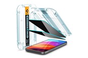 Mobil - Beskyttelsesglass - Spigen Glass tR EZ Fit (Privacy) 2 Pack - Transparency - iPhone 16/15 - AGL06905