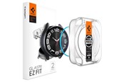 Mobil - Beskyttelsesglass - Spigen Glass tR EZ Fit 2 Pack - Samsung Galaxy Watch6 Classic 43mm - AGL07067