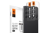 Mobil - Andre tilbehør - Spigen Glass tR EZ Fit Optik Pro 2 Pack - black - Samsung Galaxy S24+ - AGL07433