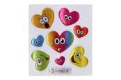 Kreative leker - LG-Imports Stickers Smile Face Glittering (Assorted) - 9737