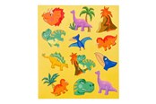 Kreative leker - LG-Imports Sticker sheet Dinosaur 12 pcs. - 8558