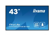 Digital skilting & Hotell TV - iiyama ProLite LH4360UHS-B1AG 43" Class (42.5" viewable) LED-backlit LCD display - 4K - for digital signage - LH4360UHS-B1AG