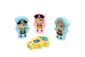 Skole - LG-Imports Erasers - Pirate 2 pcs. - 6472