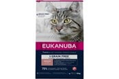 Katt - Eukanuba Grainfree Catfood with Salmon for Senior cats, 10 kg - EK231000