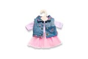 Dukker, Bamser & Utstyr - Heless Doll dress with waistcoat 28-35 cm - 1550