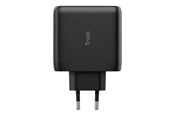 Mobil - Adaptere og ladere - Trust MAXO 65W 2P USB-C CHARGER - BLACK - 25380