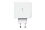 Mobil - Adaptere og ladere - Trust MAXO 65W 2P USB-C CHARGER - WHITE - 25381