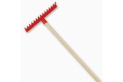 Utendørsleker - Androni Plastic Rake with Wooden Handle - 4222-0000