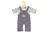 Dukker, Bamser & Utstyr - Heless Doll dungarees with T-shirt Whale 28-35 cm - 1215