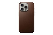 Mobil - Deksel og etui - Nomad Modern Leather Case - brown - iPhone 15 Pro - NM01614685