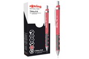 Skrive- & Tegneverktøy - Rotring rOtring Tikky Pastell mekaniske blyanter | HB 0,5 mm | Te Rose | med komfortabelt gummigrep | 12 stk - 2189063