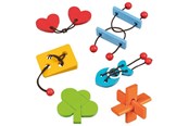 Små gaver til barn - Goki Wooden Brainteaser Puzzle (Assorted) - 57496