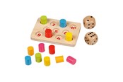 Brettspill & Puslespill - Goki Wood Shut the Box Mini Game - 56774