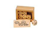 Treleker - Goki Dice Set Wood - HS239