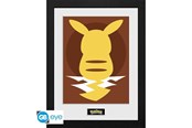 Reklameartikler - ABYstyle - POKEMON Framed print Pikachu Silhouette 25" - Bilde - PFC3698