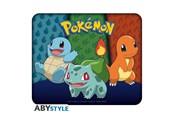 Musematte & Tilbehør  - ABYstyle POKEMON Flexible Mousepad Starters Kanto - ABYACC404