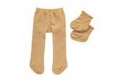 Dukker, Bamser & Utstyr - Heless Doll Tights with Socks - Gold 28-35 cm - 4761