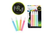 Hobbyartikler - Toi-Toys Squeeze Textile Markers Glow in the Dark 4 pcs. - 47113A