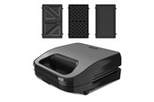 Smørbrødgriller - Black & Decker Smørbrødgriller Sandwich Maker Grill Sandwich Waffle - ES9680170B