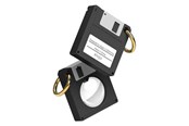 Mobil - Andre tilbehør - Elago Floppy Disc Case for AirTag Black - EAT-DISK-BK