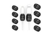 Kabelordner/Kabelstrømpe - Desire2 Deskmate Cable Nuggets Black 10-pack - D2CNUG10BK