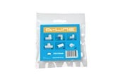 Kabelordner/Kabelstrømpe - D-LINE Adapter Kit 20x10mm White - CLOAP2010W