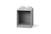 Barnerom - LEGO BRICK SHELF 4 KNOBS - GREY - 41141740