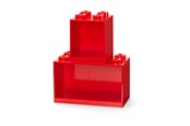 Barnerom - LEGO BRICK SHELF SET - RED - 41171730