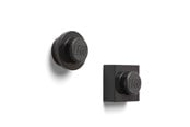 Barnerom - LEGO MAGNET SET ROUND AND SQUARE - BLACK - 40101733