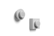 Barnerom - LEGO MAGNET SET ROUND AND SQUARE - GREY - 40101740