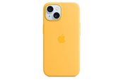 Mobil - Deksel og etui - Apple iPhone 15 Silicone Case with MagSafe - Sunshine - MWNA3ZM/A