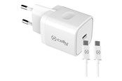 Mobil - Adaptere og ladere - CELLY ProPower Wall charger - TC1C20WTYPECWH