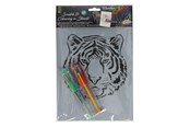 Kreative leker - Creative Craft Group Scratch and Color Set with Gel Pens - 220014