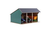 Dukker, Bamser & Utstyr - Kids Globe Agricultural Shed for Tractors Large 1:32 - 610193