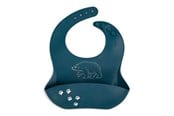 Babyutstyr - Filibabba Silicone bib with print - Bear - FI-02248