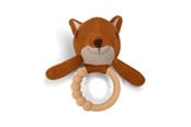 Babyleker - Filibabba Rattle w. Silicone teether - Freya the fox - FI-02236