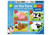 Puslespill - Ravensburger On the Farm first puzzle 2/3/4/5p - 10107302