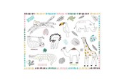 Rollelek - Folat BV Colorable Placemats Wild Animals 6 pcs. - 68339