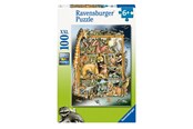 Puslespill - Ravensburger Animal Menagerie 100p - 12000862