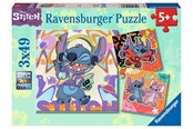 Puslespill - Ravensburger Disney Stitch, 3x49pc - 12001070