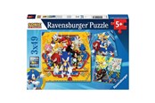 Puslespill - Ravensburger Sonic 3x49pc - 12001133