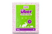 Smådyr - Über Soft Paper Bedding 56 L Pink/White - 45064