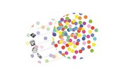 Leketøy - Haza Witbaard Invitations Confetti 6 pcs. - 437125