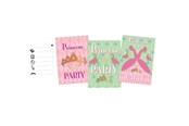 Leketøy - Haza Witbaard Princess Party Invitations 6pcs. - 435325