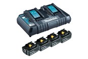 Batterier & Ladere - Makita DC18RD battery charger - with battery - 4 - Li-Ion - 199485-6