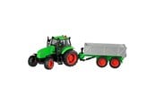 Leketøysbil - Kids Globe Tractor with Trailer Light & Sound 1:32 - 510653