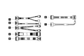 Diverse kabel - Lenovo storage cable kit - 4X97A82935