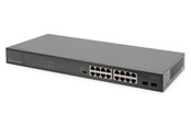 Switch/splitter - DIGITUS DN-95347-1 - switch - 19 inches - 16 ports - unmanaged - rack-mountable - DN-95347-1