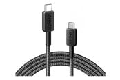 USB - Anker 322 USB-C to USB-C Nylon cable - 1.8m - Black - A81F6G11